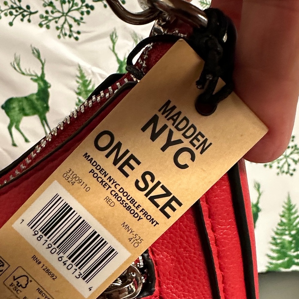 Madden NYC 2 pc set Red Women's Bag - Picture 6 of 7